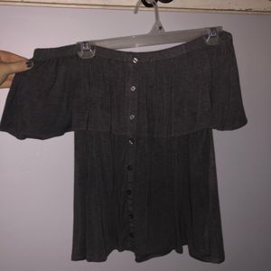 Off the shoulder soft and sexy tee